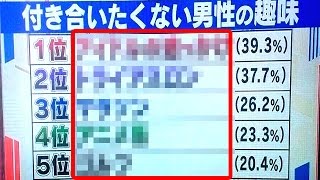 【女性の本音】付き合いたくない男性の趣味ワースト５の結果がヤバ過ぎる！【国民の知らない世界】