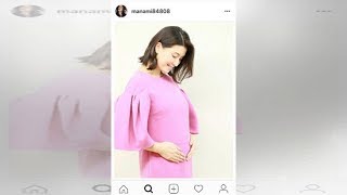 第１子妊娠の橋本マナミ、ふっくらお腹ショットを公開「おめでとう」「元気なベビちゃんを」と祝福の声