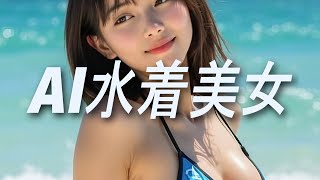 【ちょっとだけ動くAI水着美女】 AI beauties look book – Holidays at the beach 5 –